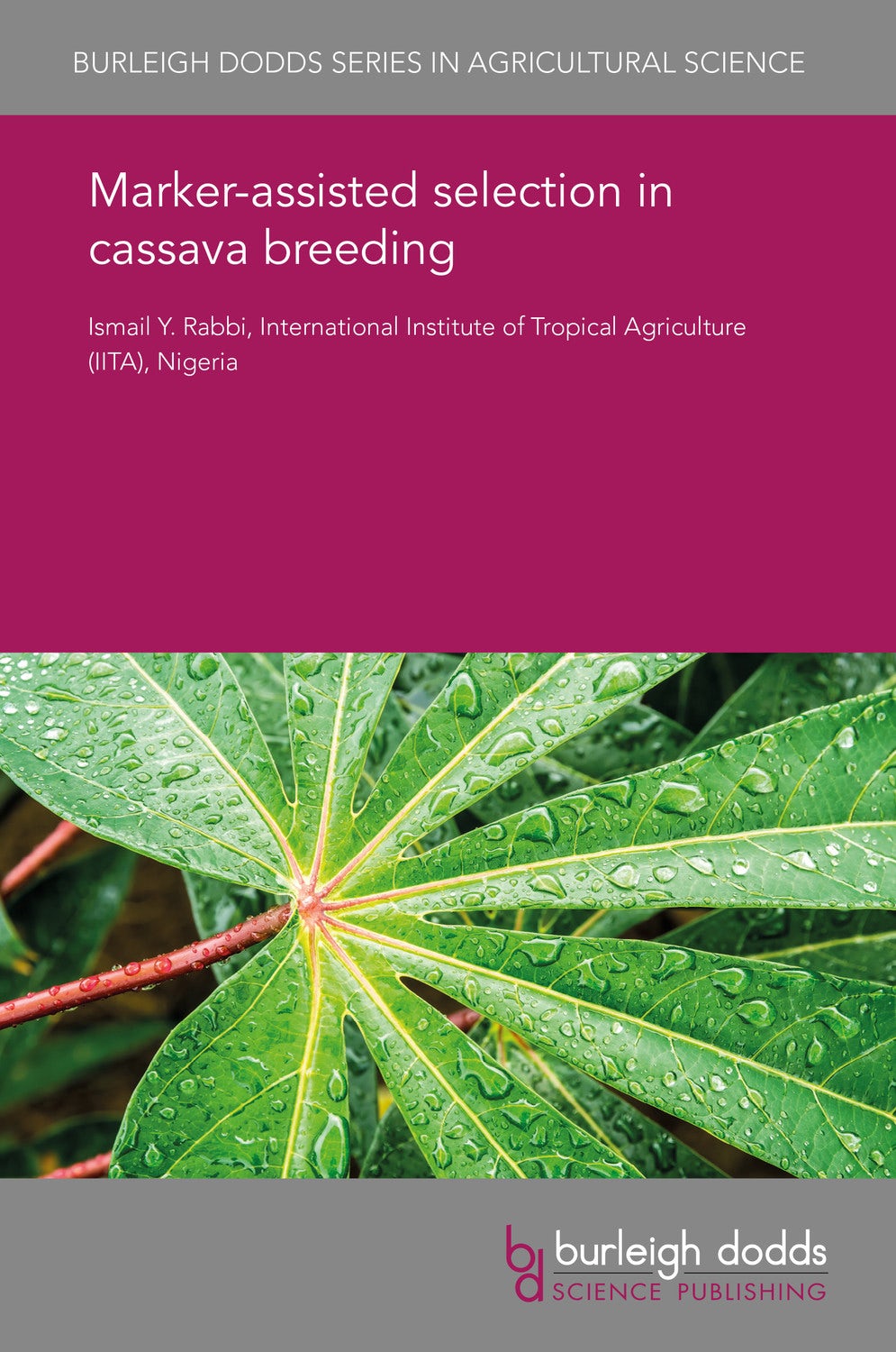 Book cover image for Marker-assisted selection in cassava breeding ISBN: 9781838797225